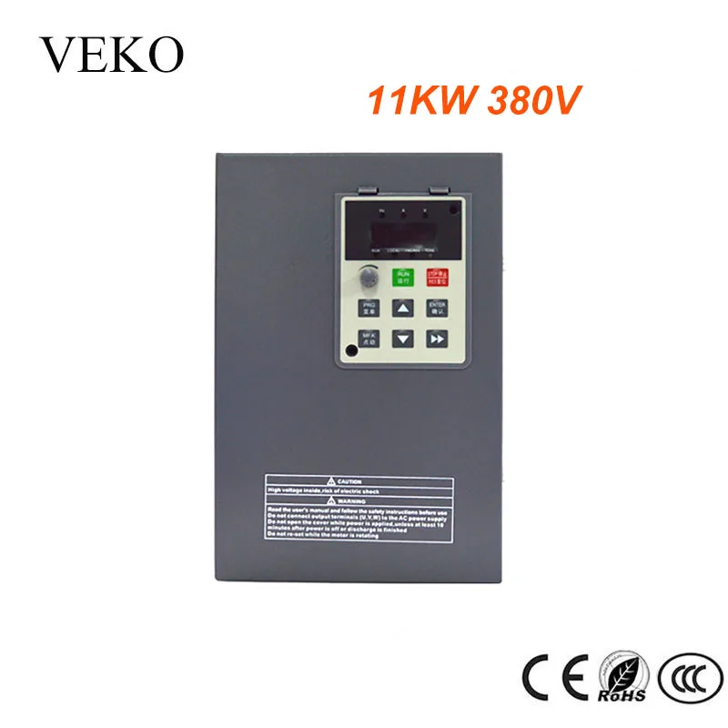 Частотный преобразователь 11KW 380V VFD трехфазный вход выход 25A частотный инвертор
