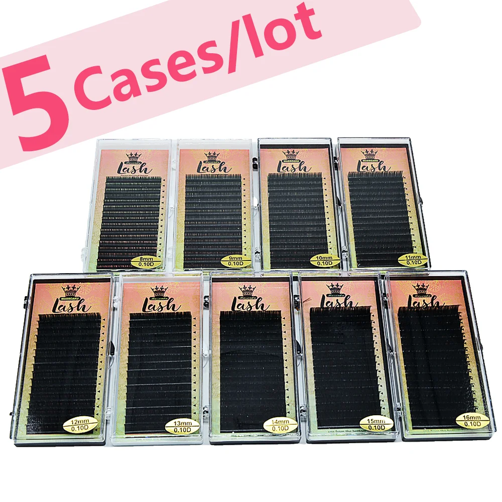 Ресницы накладные норковые 16 рядов 5 штук/набор | Красота и здоровье