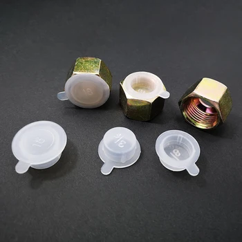 

10pcs Metric cylinder dust plug Cap plastic sheath inner thread hole plug for hydraulic hose Screw hole decor cover protector