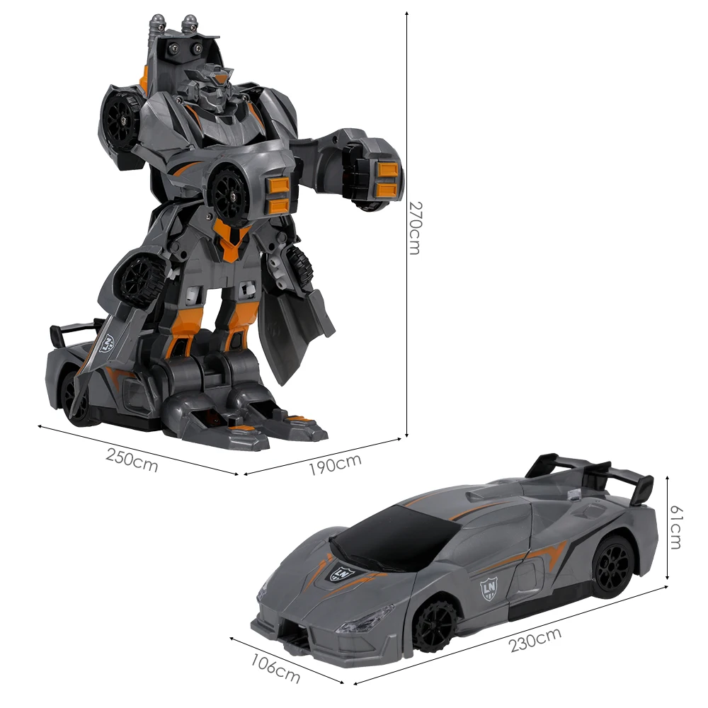 LE NENG RC автомобиль 2в1 RC комбинированный робот интеллектуальное роботизированное Дистанционное управление автомобиль музыка танец RC игрушка для детей