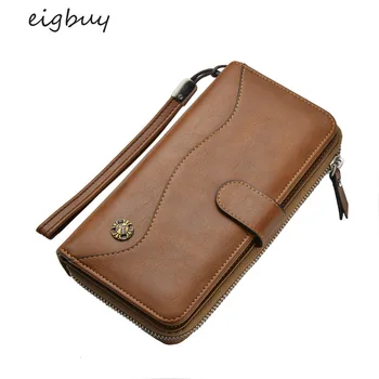 

2020 Retro Pu Leather Long Wallet Female Wallet Brand Design Female Wallet Multifunctional Wallet Womens Wallets Marvel