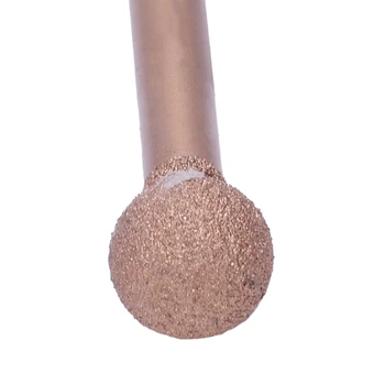 

New 6Mm Shank Brazed Diamond Grinding Jade Peeling Stone Carving Grinding Head