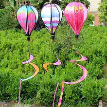 1 шт. ветряные цветные радужные воздушные шары для сада и двора, декоративные подвесные ветряные мельницы с блестками