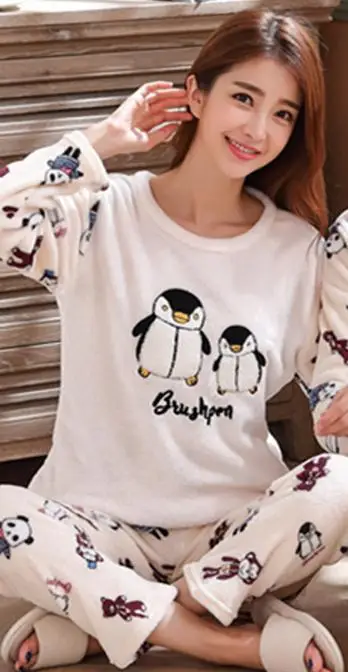 model 7 Зимние пижамные комплекты для пар; ночной костюм для пары; Пижама для сна; комплект; 1602 - Цвет: model 7