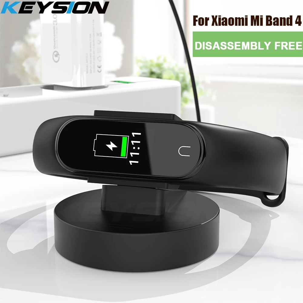 USB кабель KEYSION для быстрой зарядки Xiaomi Mi Band 4 100 см без разборки|Зарядные