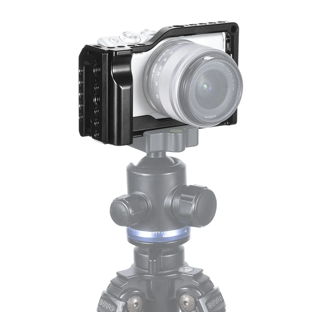 SmallRig M100 клетка для цифровой однообъективной зеркальной камеры Canon EOS M100 Камера клетка с интегрированным сцеплением/ARRI отверстие/Железнодорожный вокзал-2382