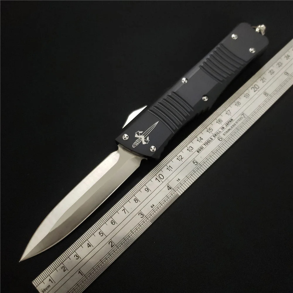 

Lism Store Miro-C Fixed Knives D-2 Blade T6061 Handle Outdoor Tactical Camping Survival Pocket Knife Utility EDC Tools