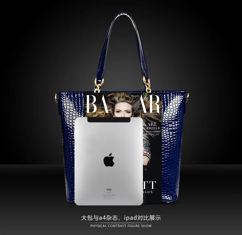 

2019 New Style Europe And America WOMEN'S Bag Stone Pattern Six Pieces Set Different Size Bags Cool GIRL'S One-Shoulder Oblique