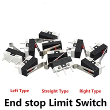 3D Printer Parts 10pcs/Lot End Stop Micro Limit Switch for I3 Delta Kossel Makerbot Printer RAMPS 1.4 DIY Accessories