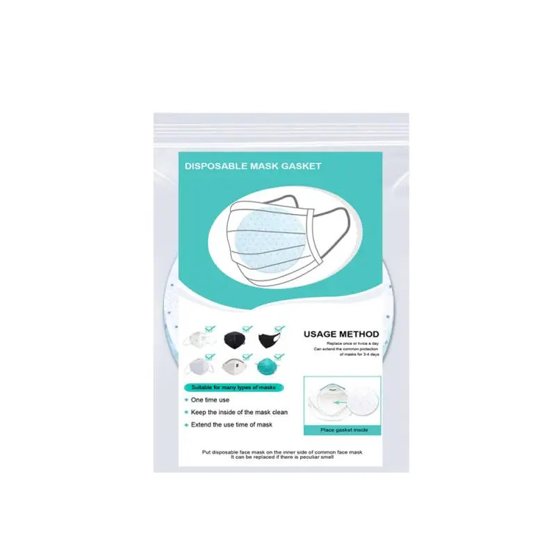 

10pcs 3-layer Anti Dust Mask Gasket Filter Cartridge Non-woven Breathable Mouth Face Mask Replacement Pad Square Cotton Mat