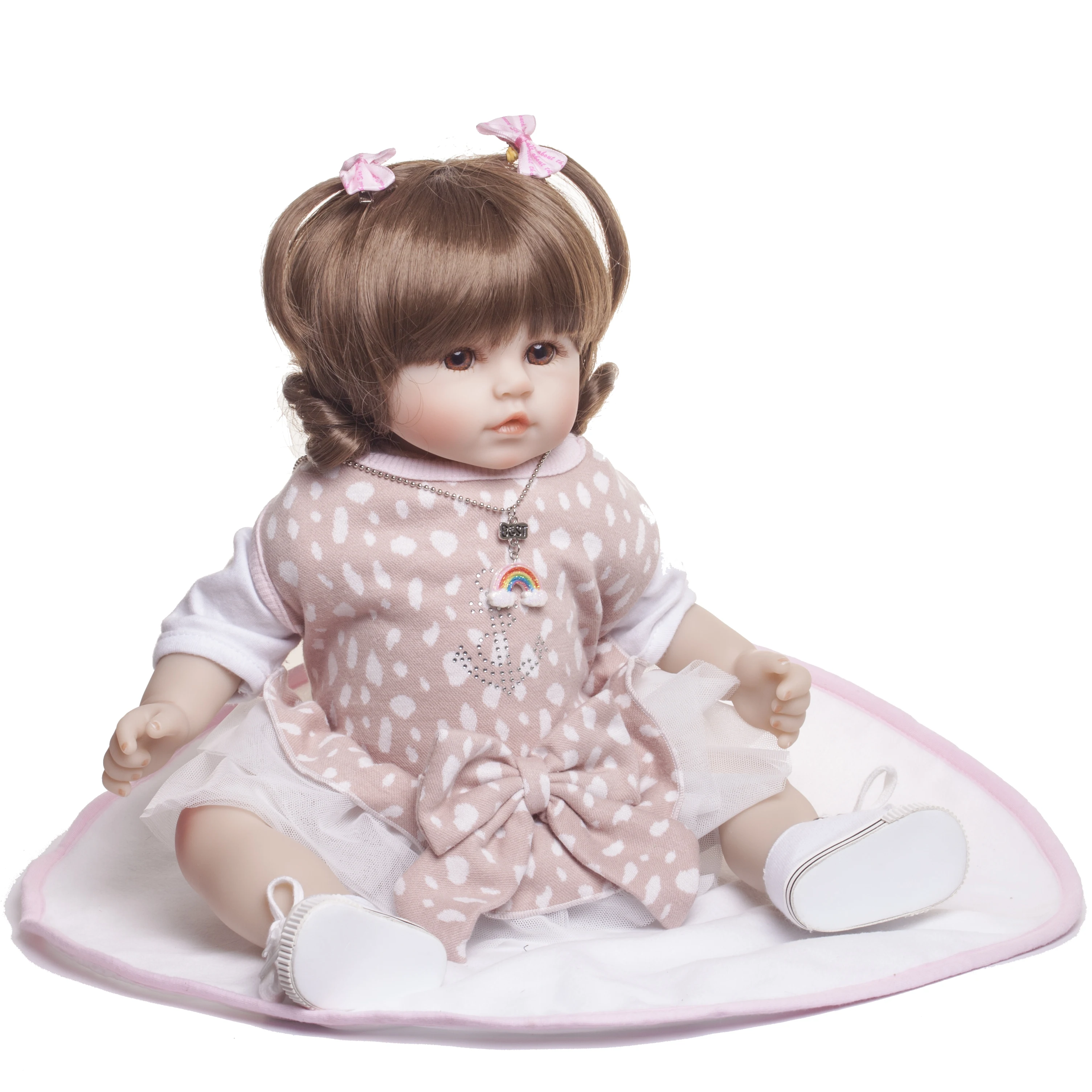 48 см Boneca Reborn силиконовые куклы Reborn Детские куклы Com Corpo De Silicone Menina Детские куклы на день рождения Рождественский подарок