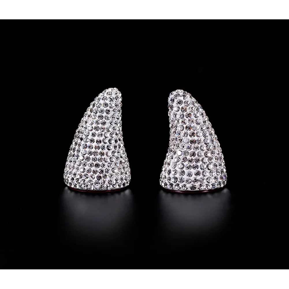 Алмазный Рог дьявола автомобиля руль наклейка на приборную панель Bling украшения для Mini Cooper для Ford для всех наклейки для автомобиля