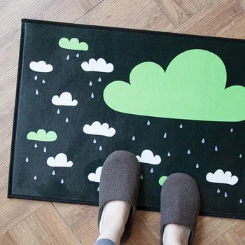

Non-Slip Entrance Doormat Soft Floor Shape Rectangle Carpet Cute Cartoon Mat Outdoor Corridor Rug Front Door Entry Mats