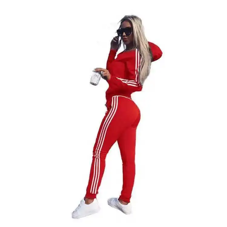 Women's suits wear sports suit 2piece women set top and pants tracksuit for women suit two piece set