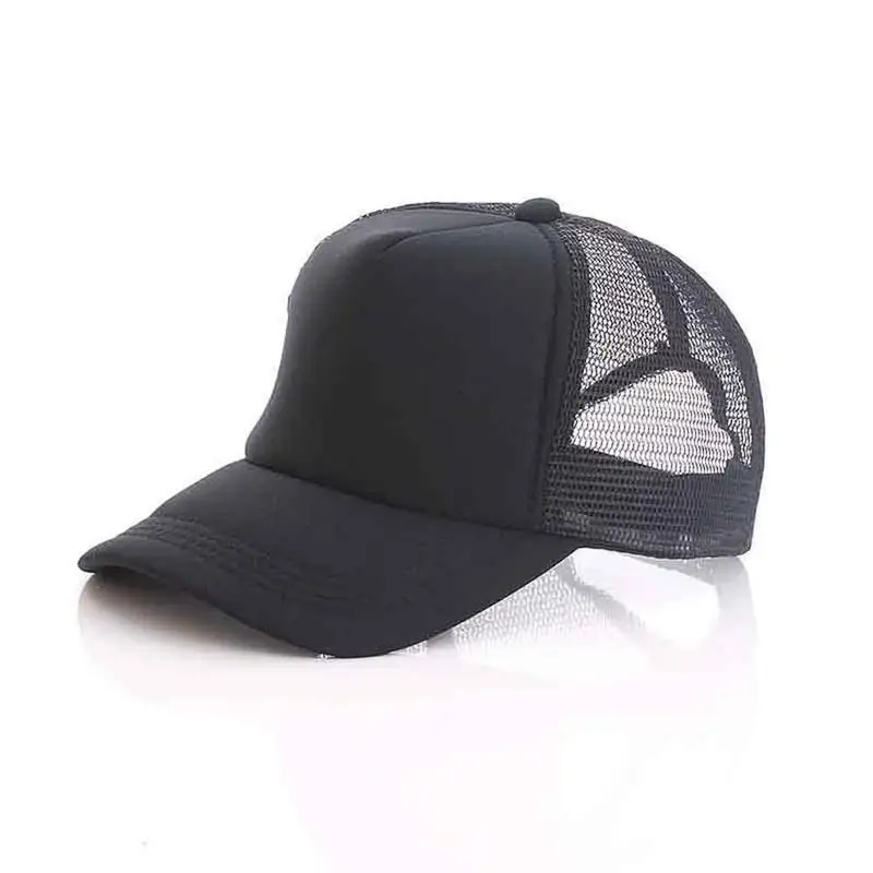Fashion Leisure Baseball Cap Women Sponge Back Net Caps Baseball Breathable For Adult Summer Adjustable Cap Mesh U6S9