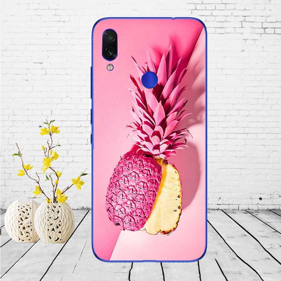 Чехол для Xiaomi Redmi Note 7, силиконовый чехол для Xiaomi Redmi Note 7, задняя крышка, чехол для Redmi Note 7, чехол для телефона - Цвет: C2