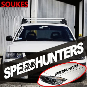 

SPEED HUNTERS Car Body Windshield Stickers For Renault Megane 2 3 Duster VW Touran Passat B6 Golf 7 T5 T4 Fiat 500 Accessories