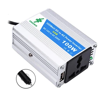 

Inverter car voltage converter 12V to 220V110V100W150W200W car cigarette lighter with USB