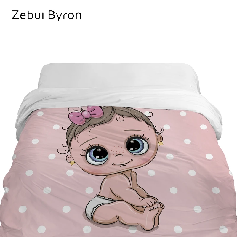 3D мультяшный пододеяльник одеяло/покрывало для детей/малышей/детей 90/150/135
