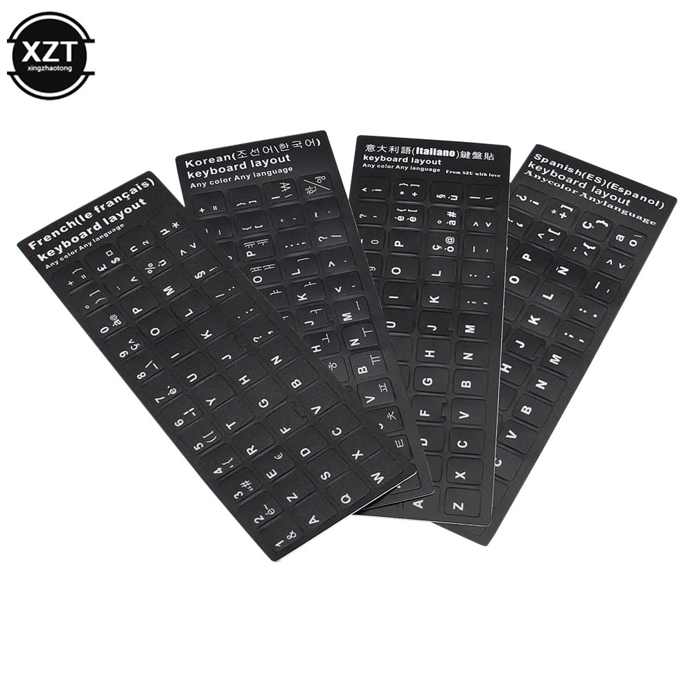 

Sticker Frosted PVC Laptop Desktop Keyboard for Spanish/English/Italian/French/Japanese/Korean 10 to 17 inches