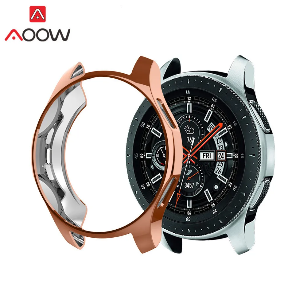 Мягкий ультра-тонкий ТПУ защитный чехол для samsung Galaxy Watch 42 мм 46 мм покрытие Защитная крышка оболочка ремешок для gear S3 Frontier