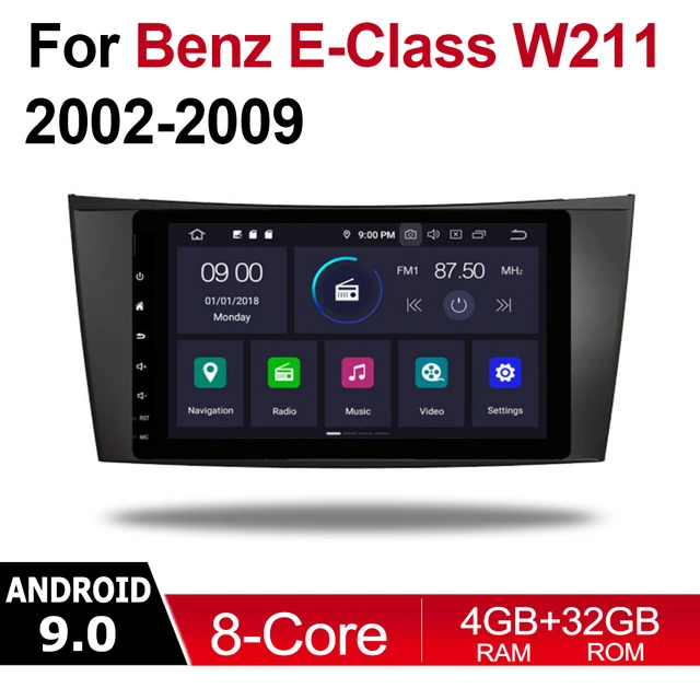 $US $350.40 Android Car Multimedia player 2 Din WIFI GPS Navigation Autoradio For Mercedes Benz E Class W211 2002~2009 NTG touch screen WIFI