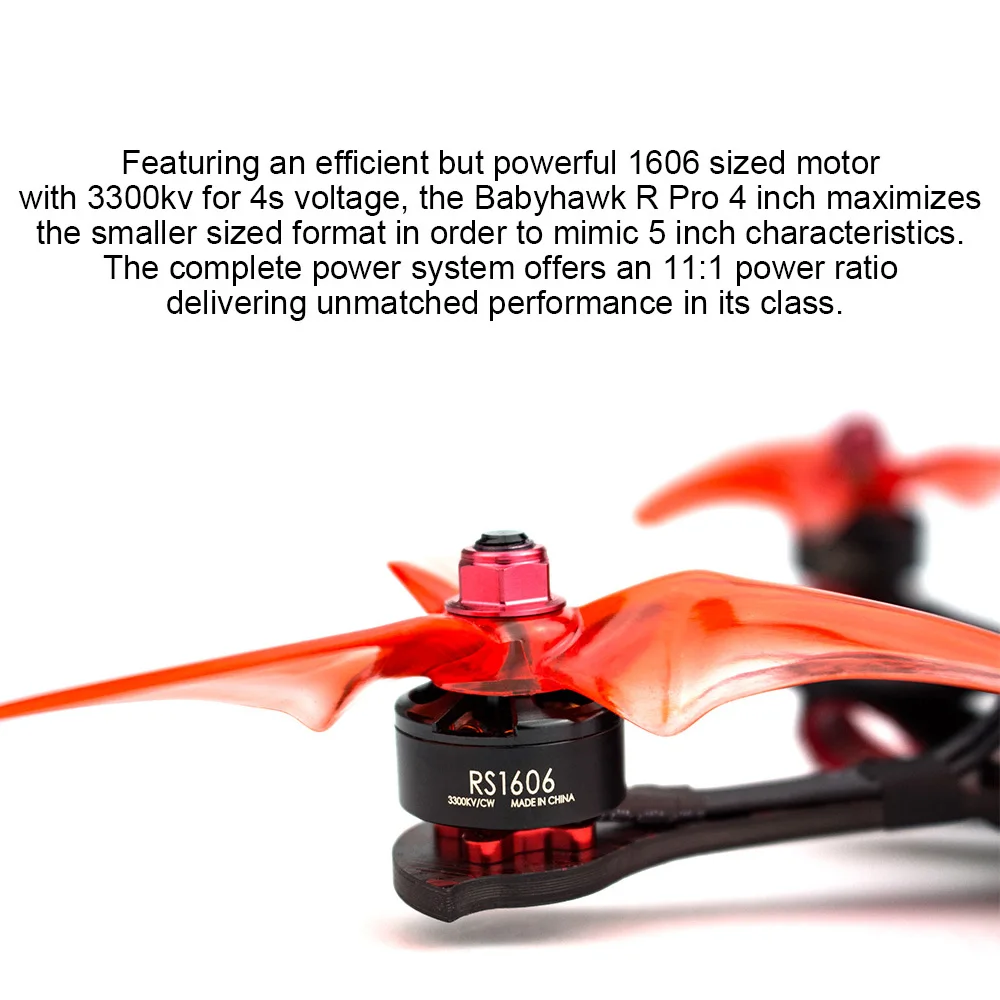 EMAX FPV Racer RC Drone Babyhawk R Pro 4 600TVL камера бесколлекторный Дрон с приемником 4в1 ESC F4 Контроллер полета BNF