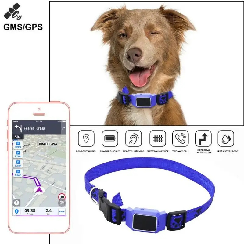 Gps локатор трекер GSM A gps WIFI lbs IP67 водонепроницаемый пыленепроницаемый непромокаемый питомец собака кошка анти-потеря мини-ошейник отслеживающее устройство