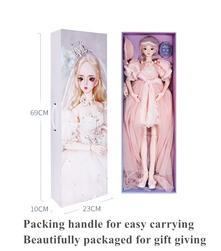 Dream Series 1/3 BJD 62 см девушка Кукла тело, в том числе с официальным макияжем ручной нарисованный макияж и волосы глаза одежда ледяной DBS SD