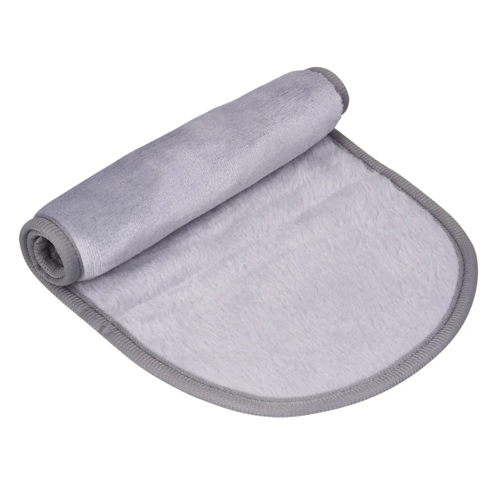 grey 40*17 см многоразовая микрофибра ткань для лица полотенце натуральный Антибактериальный защита для снятия макияжа очищающие инструменты для мытья красоты - Цвет: grey