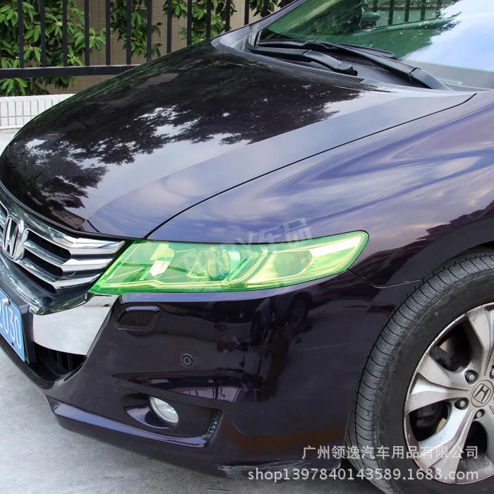 30X100 см пленка для фары автомобиля Цветная Автопленка deng mo огни защитная пленка на задний фонарь противотуманная фара клейкая бумага tou guang deng Fi