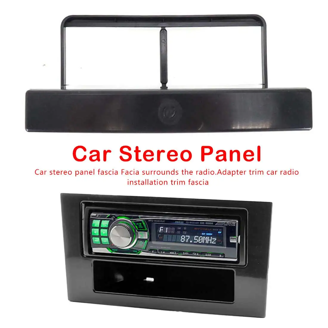 Подходит для 1998-2006 Ford Fiesta/Fox Автомобильный ремонт аудио коробка CD кронштейн 1 DIN DVD фасции стерео панель рамка