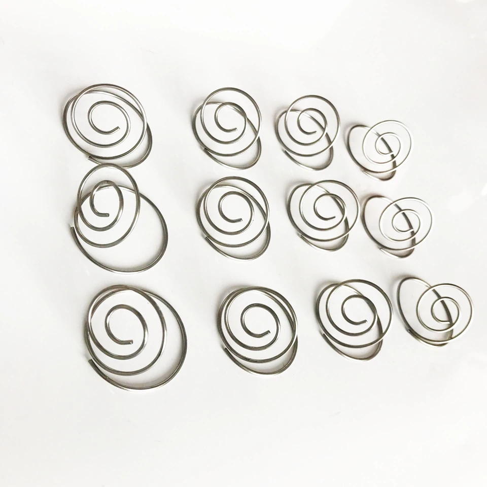  Free Shipping 24pcs Desk Notes Folder Clips Wedding Favors Place Card Holder Message Clips Table Ph