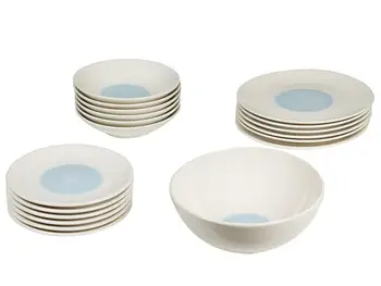 

Tableware (19 pcs) China crockery Blue