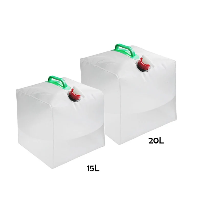 10L15L20L Outdoor folding water bag portable bucket barbecue camping outdoor activities dedicated water storage bag 20N8 (2)