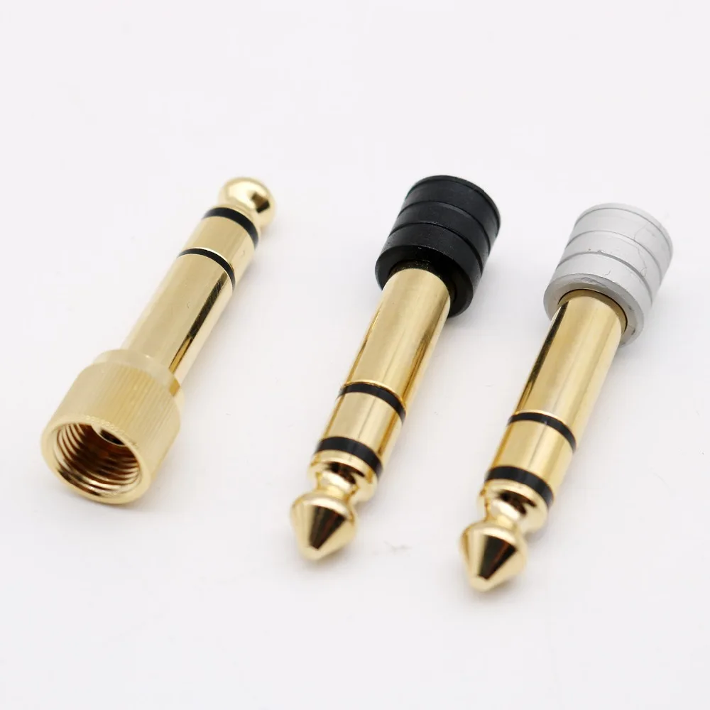 3色6.35公双声转3.5母带内螺纹 32