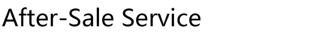 after-sale-service