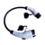 Duosida EVSE 16A 32A Type 1 to Type 2 EV Adapter, J1772 Plug Electric Cars Vehicle Charging Adapter, EV Charger 0.5 m Кабель