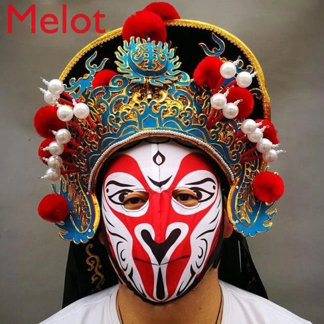 Props Sichuan Opera Face Changing Facial Makeup Ultra-Thin Breathable Sichuan Face Changing Clothing Accessories