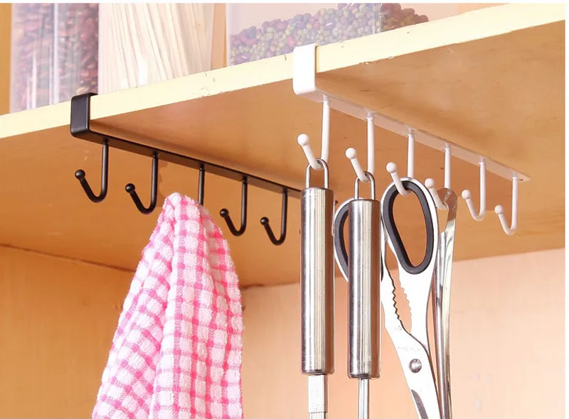 Кухонный стеллаж для хранения, подвесной крючок для шкафа, вешалка, органайзер для хранения, держатель для кухонных мелочей, тип крючка, держатели для хранения