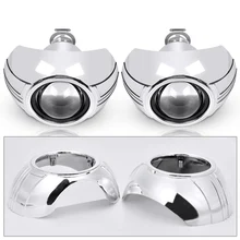 Мини 2,5 дюймов HID Bi xenon проектор фары линзы Автомобильные фары линзы комплект для модернизации H1 Max кожухи H4 H7 стайлинга автомобилей