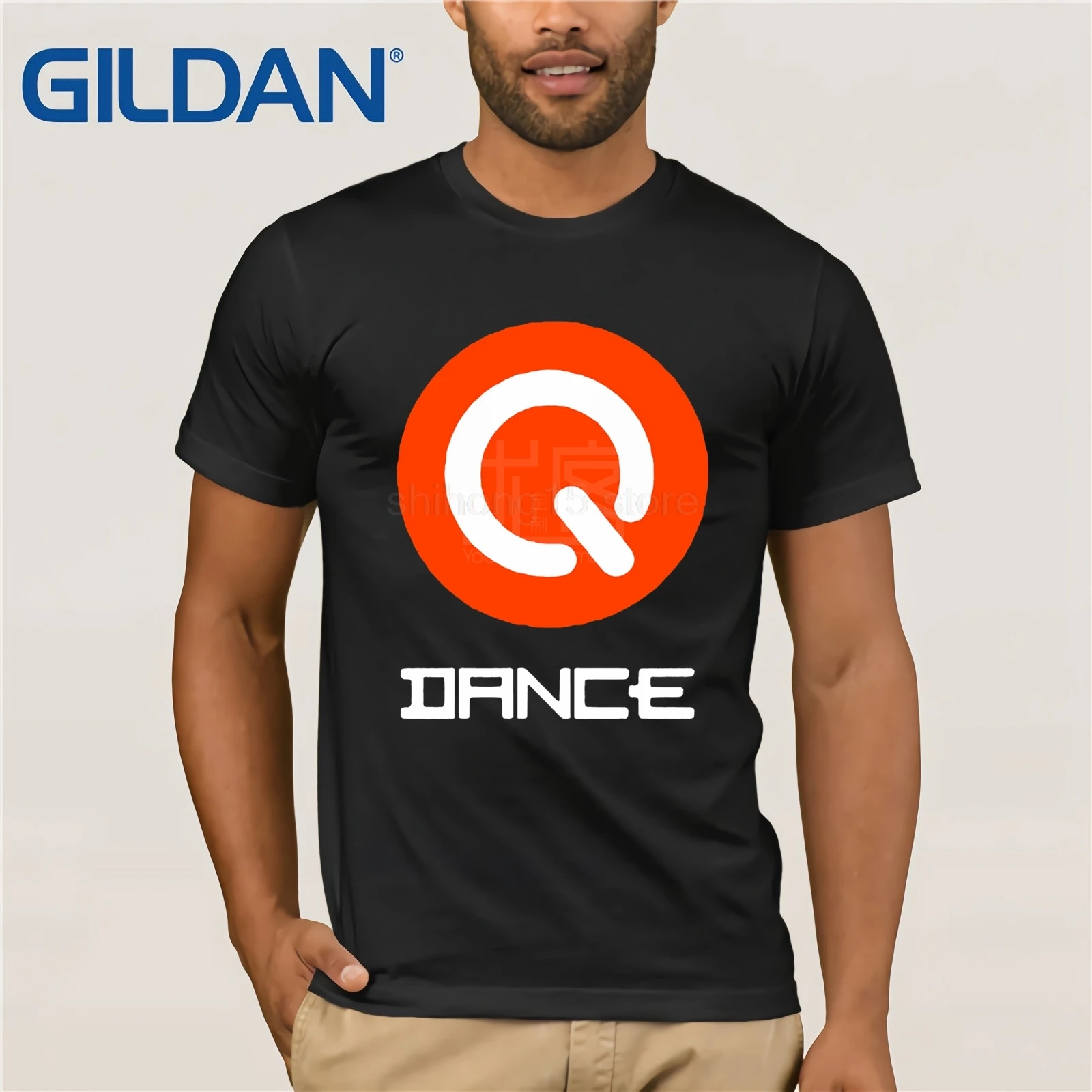 LEQEMAO Мужская футболка Q DANCE ARMIN VAN BUUREN DJ Trance Music Logo Забавные футболки хлопковые топы |