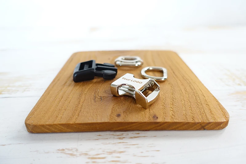 Металлическая пряжка+ Регулировка пряжки+ D кольцо) 15 мм diy собака аксессуары для воротника, мы предоставляем услуги лазерной гравировки логотип на заказ