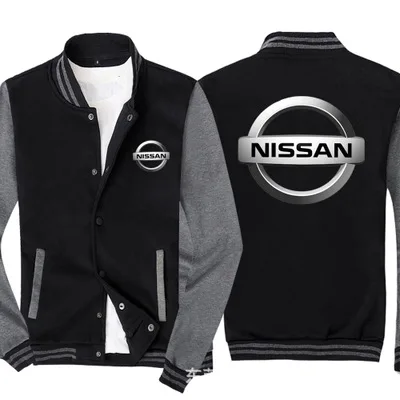 

2020 NEW Men Baseball Jacket for Nissan Car Logo Sportswear Casual Sweatshirt Hip Hop Harajuku Unisex Uniform 3 Colors