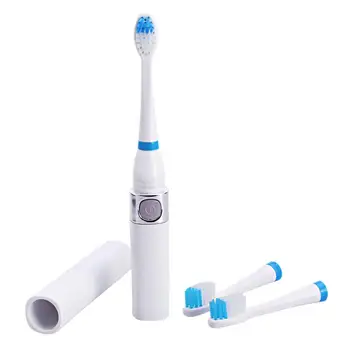 

Waterproof Ultrasonic Electric Toothbrush Holder With 3 Replacement Heads 12500/Min Pro Teeth Whitening Brush Oral Care Tool