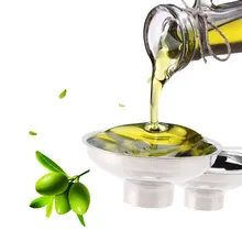 Маленький/большой широкий рот Воронка с ручкой из нержавеющей стали консервные банки воронка