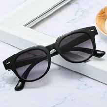 Max Glasiz Новые Классические женские ретро очки с заклепками горячая Распродажа овальная оправа линзы солнцезащитные очки мужские винтажные тренды солнцезащитные очки UV400