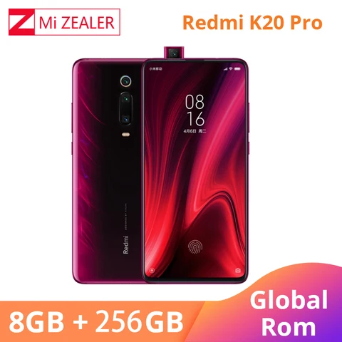 Global ROM Original Xiaomi Redmi K20 Pro 8GB RAM 256GB Snapdragon 855 Octa Core13 48MP Triple Cameras 4000mAh 6 39   Smartphone