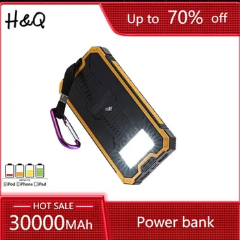 

30000mAh Power Bank Portable 4USB Phone Charger Large Capacity External Battery Charger Travel Power Bank External Battery Pack