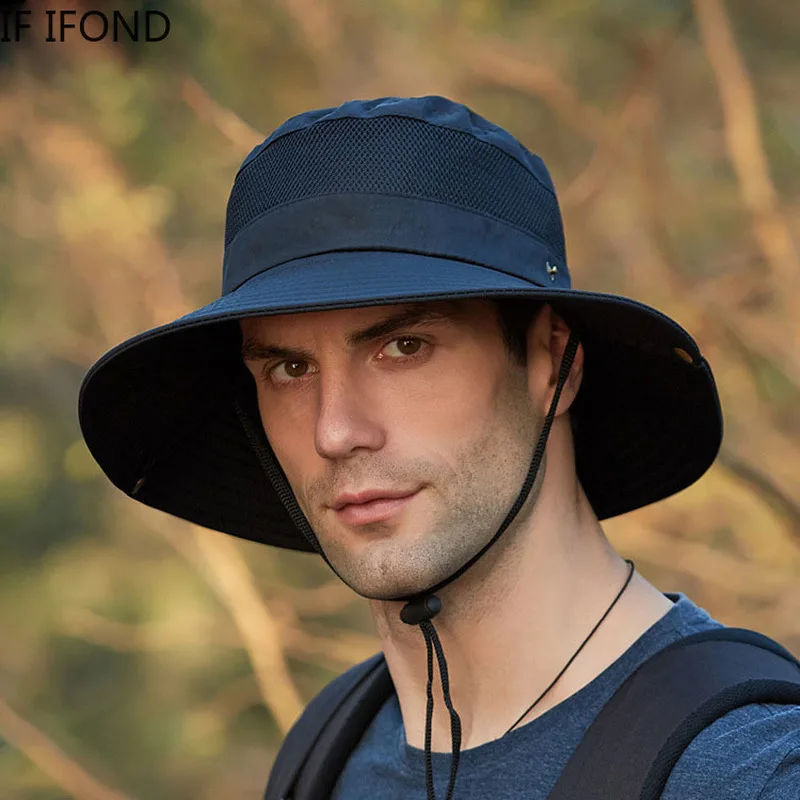 Wide Brim Hiking hat|Men's Sun Hats 